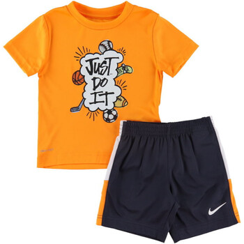 Textil Rapaz Todos os fatos de treino Nike kids 86K893 Laranja