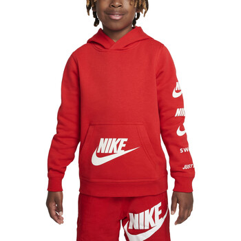 Textil Rapaz Sweats Nike Grey FN7724 Vermelho