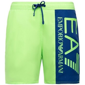 Textil Homem Cuoio e shorts de banho Emporio Armani EA7 902007-9P738 Verde