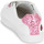 Sapatos Mulher Sapatilhas Bons baisers de Paname EDITH BARBIE GIRL PWR ZEBRA Branco / Rosa / Preto