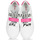 Sapatos Mulher Sapatilhas Bons baisers de Paname EDITH BARBIE GIRL PWR ZEBRA Branco / Rosa / Preto