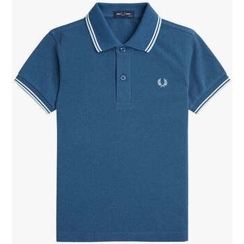 Textil Rapaz T-shirts e Pólos Fred Perry Kids SY3660-U91-3-21 Azul