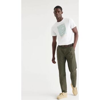 Dockers A7532 0003 - CHINO RELAXED TAPER-ARMY GREEN Verde