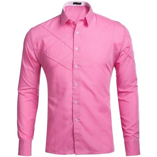 Textil Homem Camisas mangas comprida Deli.s GD017 Rosa
