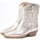Sapatos Mulher Sapatos & Richelieu Alpe Botines  Cowboy 50104143 Platino Multicolor