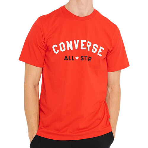 Textil Homem T-Shirt mangas curtas Converse  Vermelho