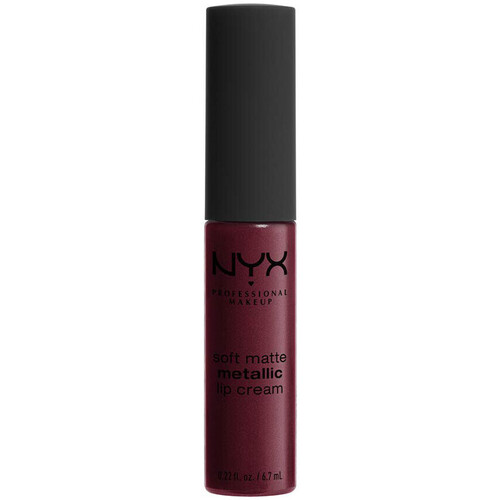 beleza Mulher Batom Nyx Professional Make Up Soft Matte Metallic Cream Lipstick - Copenhagen Castanho