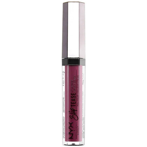 Nyx Professional Make Up Gloss Slip Tease Full Color Lip Lacquer - 06 Strawberry Violeta