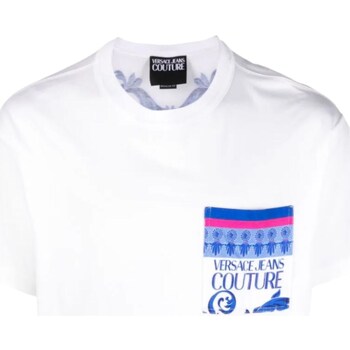 Textil Homem adidas mens fast graphic t effect Shirt adfj Versace Jeans Couture 76GAH6RB-JS334 Branco