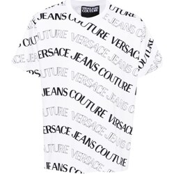 Textil bonpoint Polos mangas compridas Versace Jeans Couture 76GAH6R0-JS296 Branco