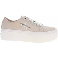 Sapatos Mulher Sapatilhas Calvin Klein Jeans YW0YW010330JZ Bege