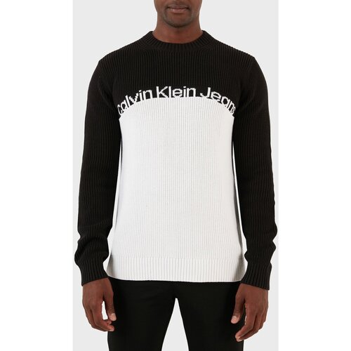 Textil Homem camisolas Calvin Klein T-shirt Stacked Logo J30J323981 Multicolor
