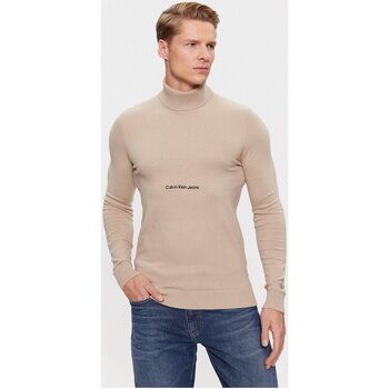 Textil Homem camisolas Calvin Klein Jeans J30J324325 Bege