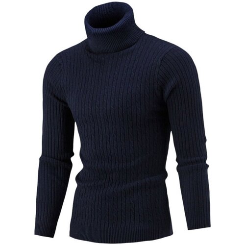 Textil Homem camisolas Delie XZ302B-1-M012P15 Azul