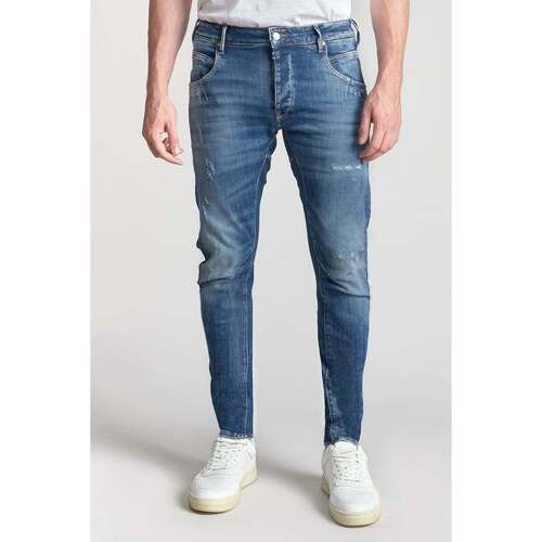 Textil Homem Tops sem mangas Le Temps des Cerises Jeans tapered 900/3G, comprimento 34 Azul