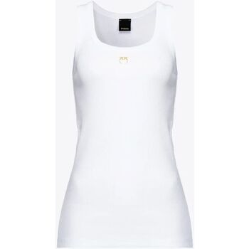 Textil Mulher T-Shirt mangas curtas Pinko CALCOLATORE 100807 A0PU-Z04 Branco
