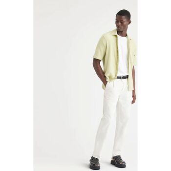 Dockers A7532 0004 - CHINO RELAXED TAPARED-UNDYED Branco