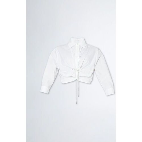Textil Mulher camisas Liu Jo MA4150 T3848-11111 Branco