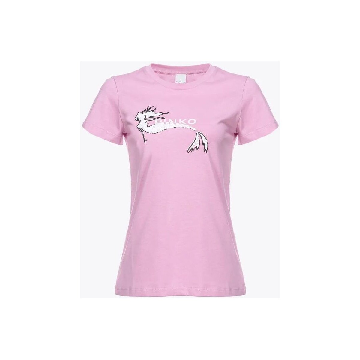 Textil Mulher T-shirts e Pólos Pinko BUSSOLOTTO 100355 A1OC-N98 Rosa