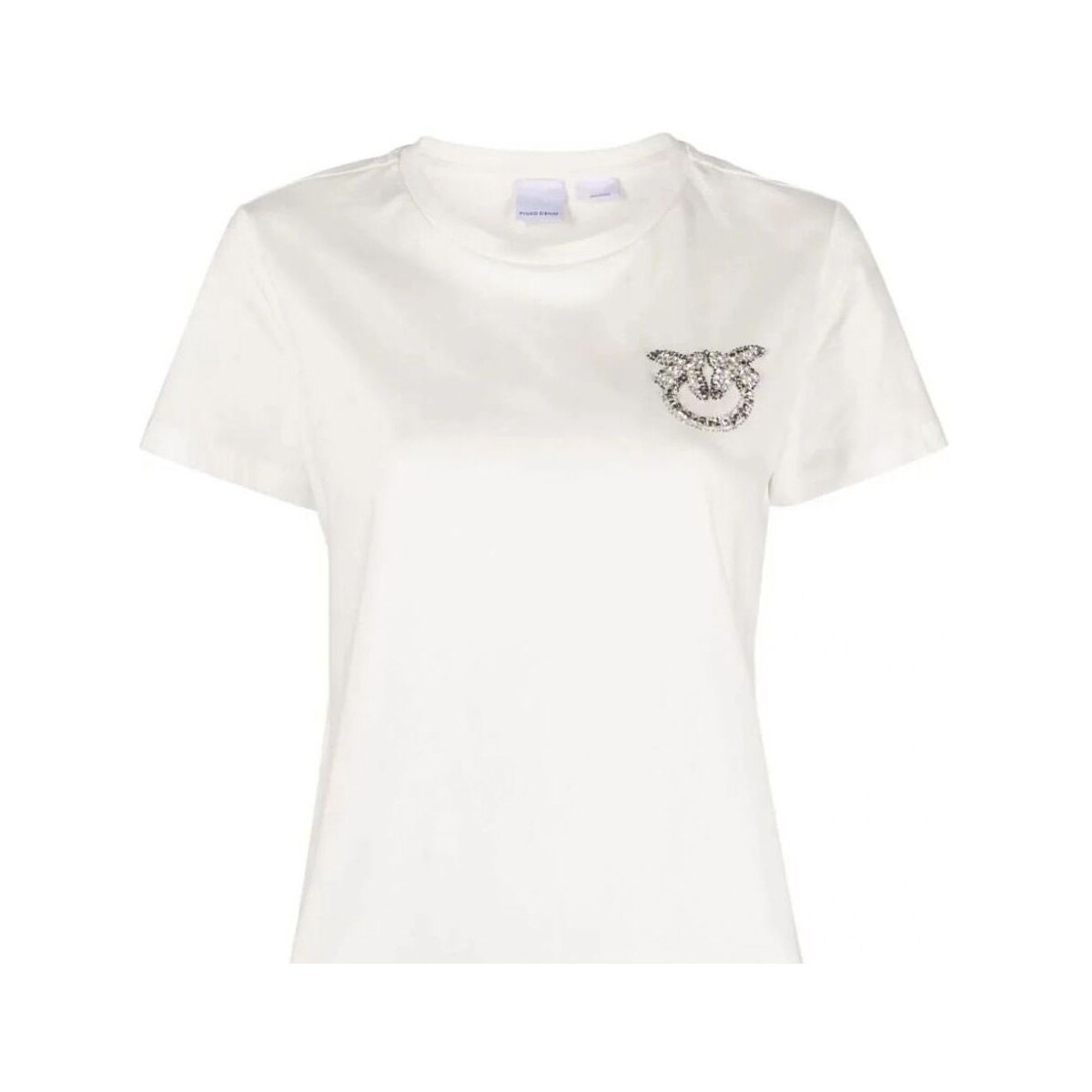 Textil Mulher T-shirts e Pólos Pinko NAMBRONE 103320 A1R7-Z15 Branco