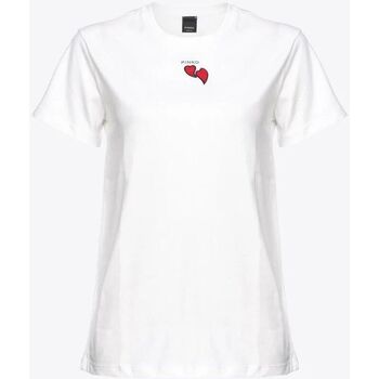 Textil Mulher T-shirts e Pólos Pinko TRAPANI 100789 A1P8-Z07 Branco
