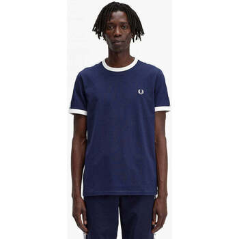 Textil Homem T-shirts e Pólos Fred Perry M4620-266-3-1 Azul