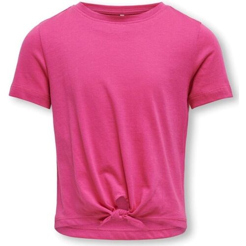 Textil Rapariga T-shirts e Pólos Only 15313854 NEW MAY-RASPBERRY ROSE Vermelho