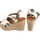 Sapatos Mulher Multi-desportos Eva Frutos Sandália feminina  1955 dourada Prata