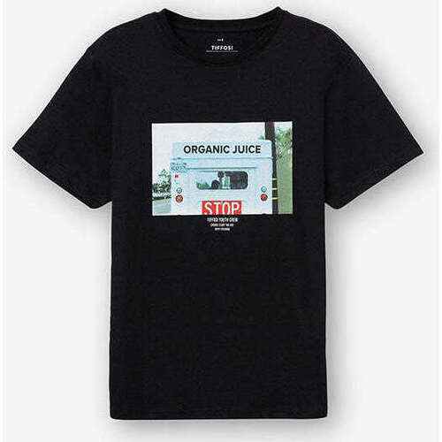 Textil Rapaz T-shirts LOGO e Pólos Tiffosi 10054119-000-2-25 Preto