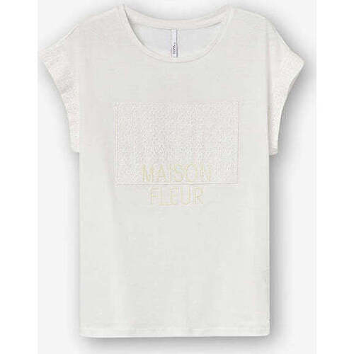 Textil Mulher T-shirts e Pólos Tiffosi 10054158-110-1-3 Branco