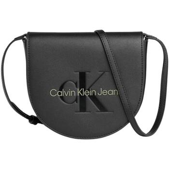 Malas Mulher Orologio CALVIN KLEIN Gent K9R31CD6 Black White Calvin Klein Jeans  Preto