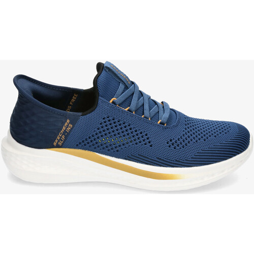 Sapatos Homem Sapatilhas Skechers 210810 Azul