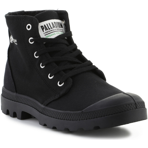 Sapatos Sapatilhas de cano-alto Palladium Hi Organic II U 77100-008-M Black/Black Preto