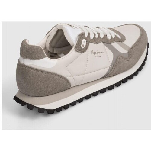 Pepe jeans ZAPATILLA  BRIT-ON PRINT M TAUPE Castanho