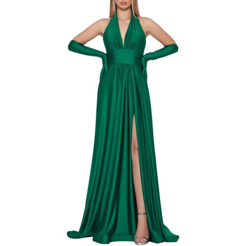 Textil Mulher Vestidos curtos Impero Couture KD056 Verde