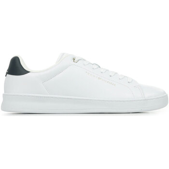 Tommy Hilfiger Court Cupsole Leather Gold Branco