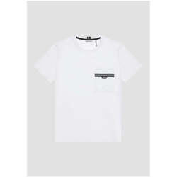 Textil Homem T-shirts e Pólos Antony Morato MMKS02349-FA100144-1000-1-1 Branco