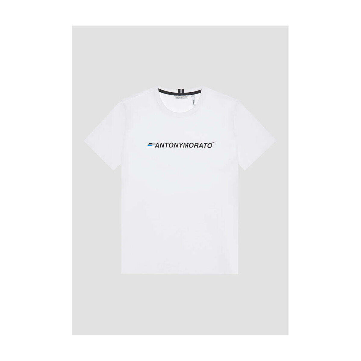 Textil Homem T-shirts e Pólos Antony Morato MMKS02359-FA100144-1000-1-1 Branco