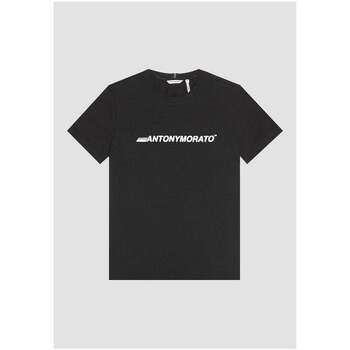 Textil Homem T-shirts e Pólos Antony Morato MMKS02359-FA100144-9000-2-1 Preto