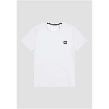 Textil Homem T-shirts e Pólos Antony Morato MMKS02360-FA100144-1000-1-1 Branco