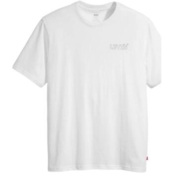 Textil Homem T-Shirt mangas curtas Levi's  Branco
