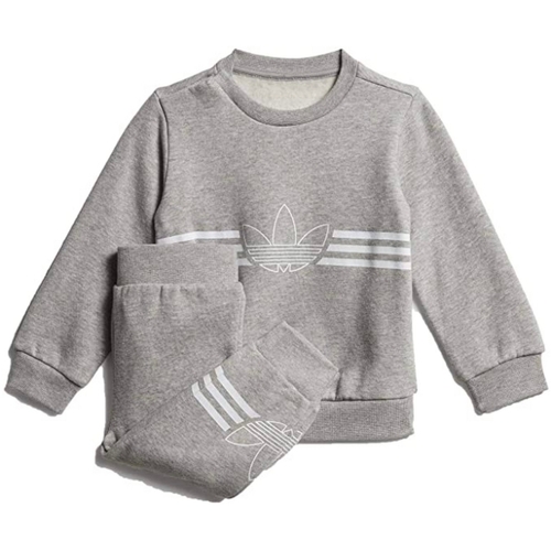 Textil Criança Todos os fatos de treino adidas Originals ED8664 Cinza