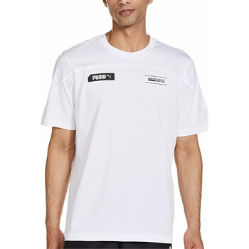 Textil Homem T-Shirt mangas curtas Puma 581465 Branco