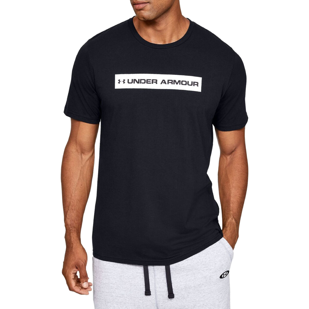 Textil Homem T-Shirt mangas curtas Under Fitness_mujer_under Armour 1352045 Preto