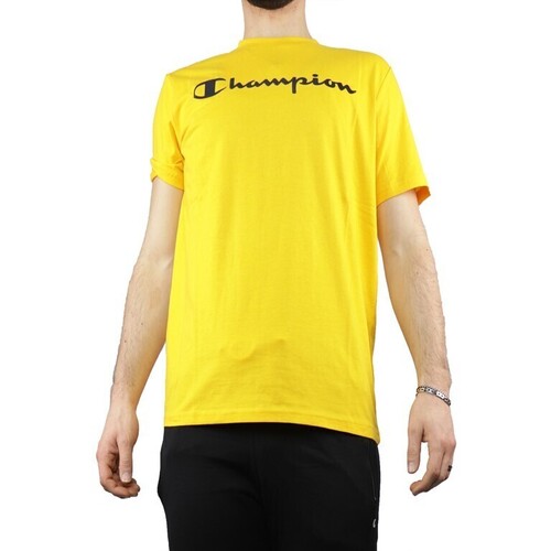 Textil Homem T-Shirt mangas curtas Champion 214142 Amarelo
