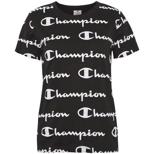 Textil Mulher T-Shirt mangas curtas Champion 112603 Preto