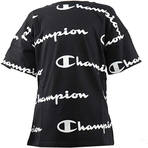 Textil Rapaz MC2 Saint Barth graphic-print T-shirt Gelb Champion 305183 Preto