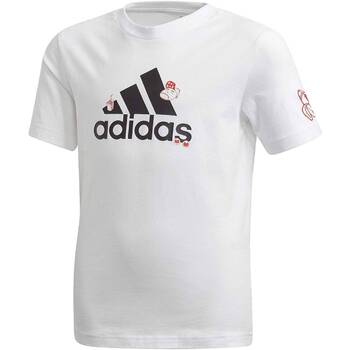 Textil Rapaz T-Shirt mangas curtas adidas Originals FM4473 Branco