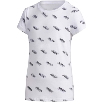 Textil Rapariga T-Shirt mangas curtas adidas Originals FM0750 Branco