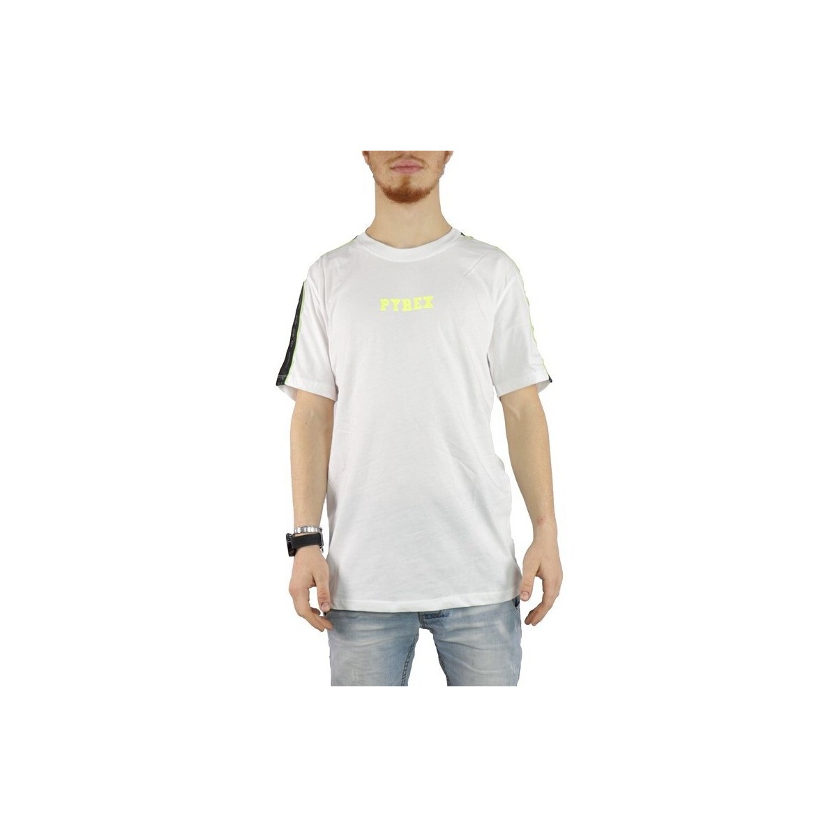 Textil Homem T-Shirt mangas curtas Pyrex 40988 Branco